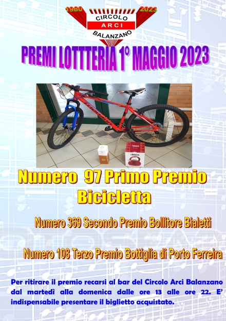 1° MAGGIO 2023 - BATTITO  BATTIATO - Circolo  A.R.C.I.  Balanzano